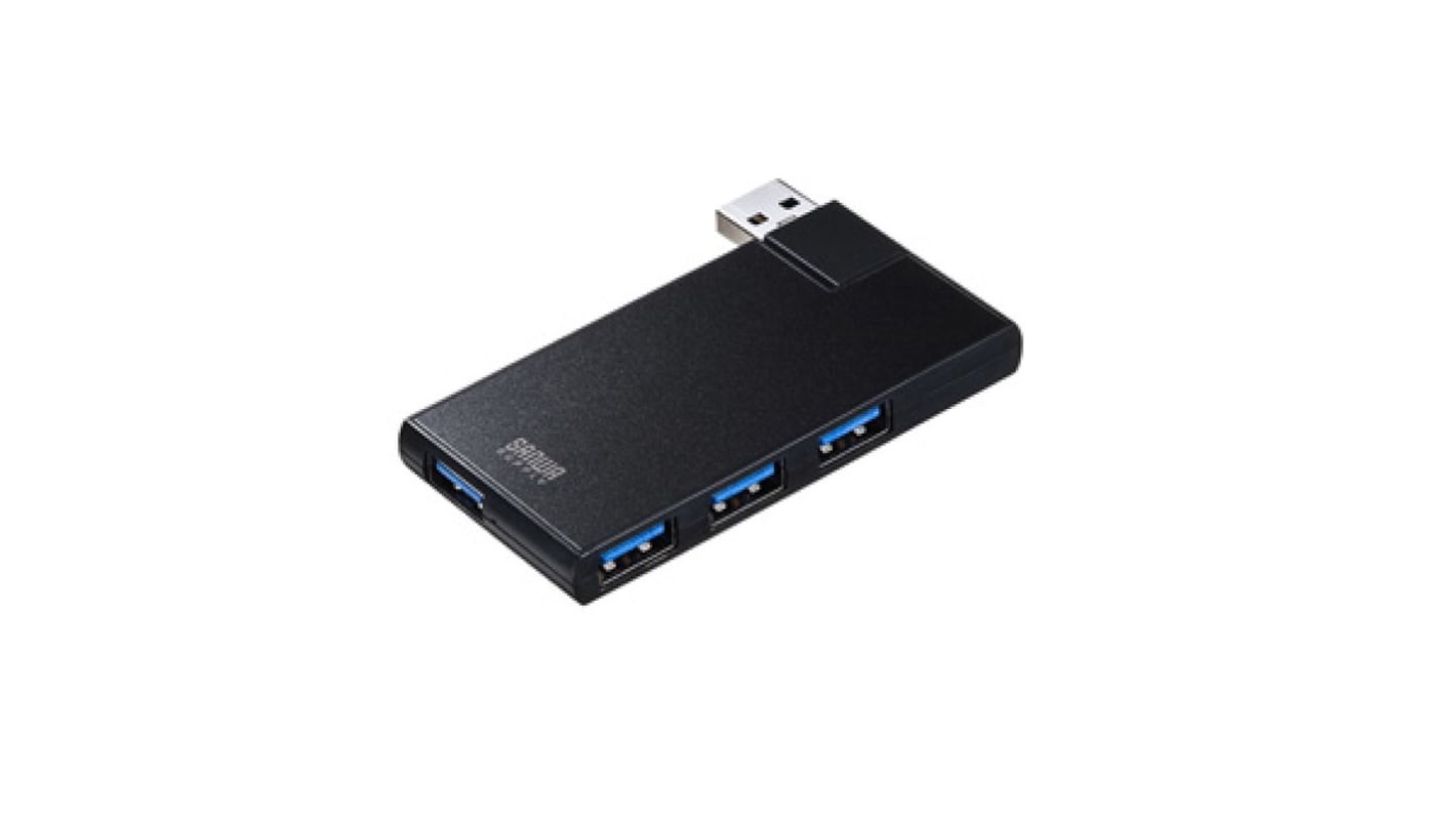 サンワサプライ USB-3HSC1BK ネットワークハブ