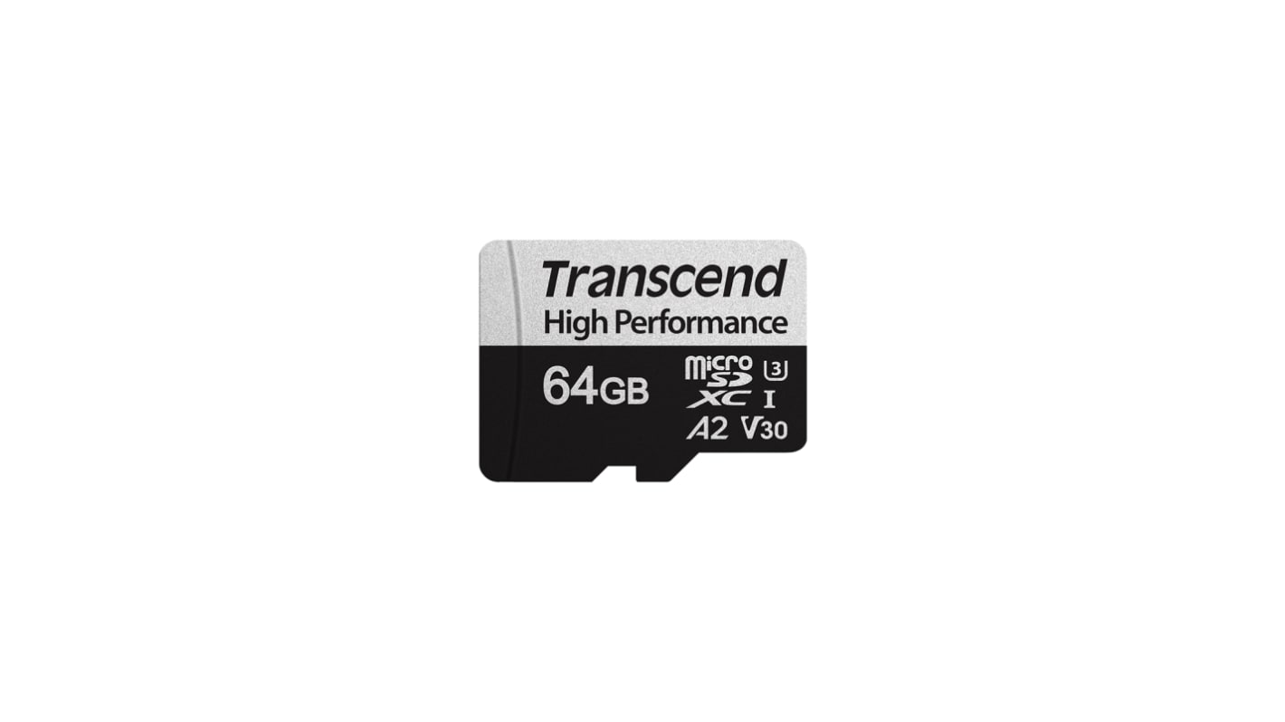 Transcend マイクロ SDMicroSDXC,容量：64 GB TLCTS64GUSD330S
