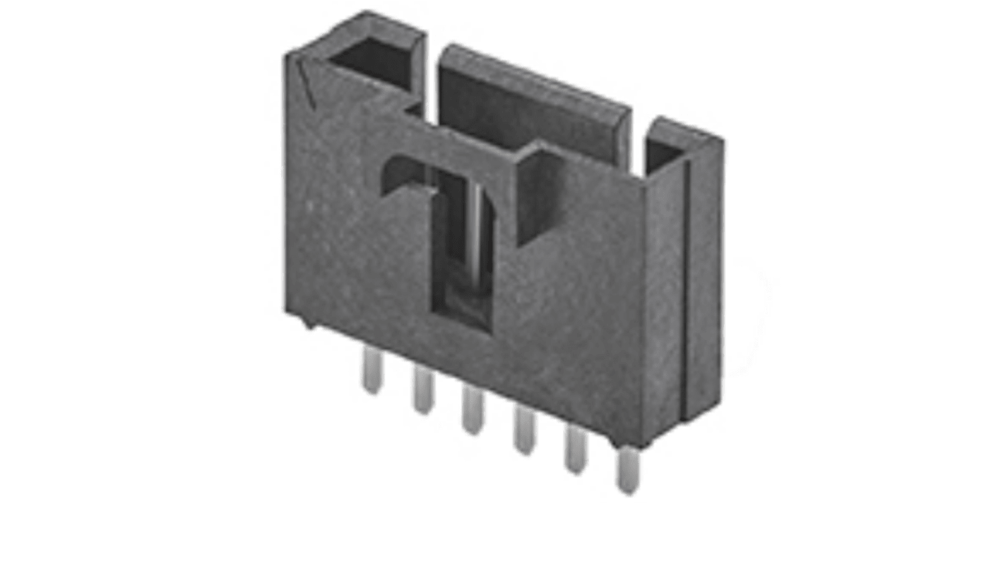 SL sorozatú Molex Vezeték - Nyák NYÁK aljzat, távolság: 2.54mm, 3 érintkezős, 1 soros, Egyenes, lezárás: Forrasztás,