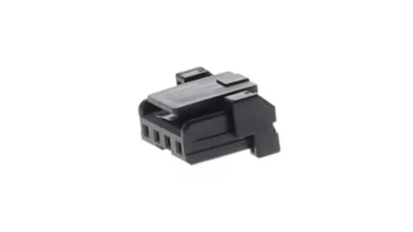 Carcasa de conector de crimpado Molex 505570-0401, Serie Micro-Lock Plus, paso: 2mm, 4 contactos, , 1 fila filas,