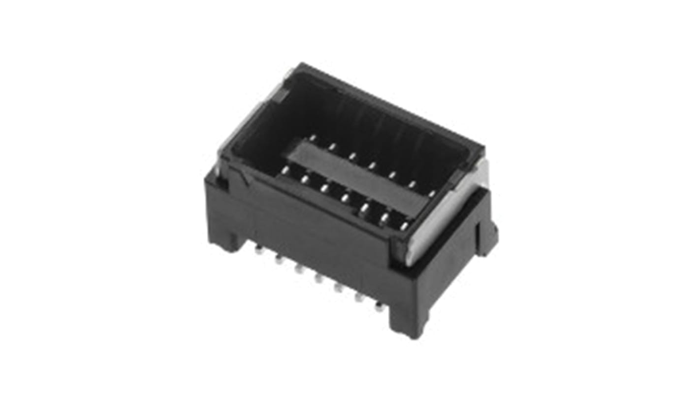 Conector macho para PCB Molex serie Micro-Lock PLUS de 10 vías, 2 filas, paso 1.25mm, para soldar, Montaje Superficial