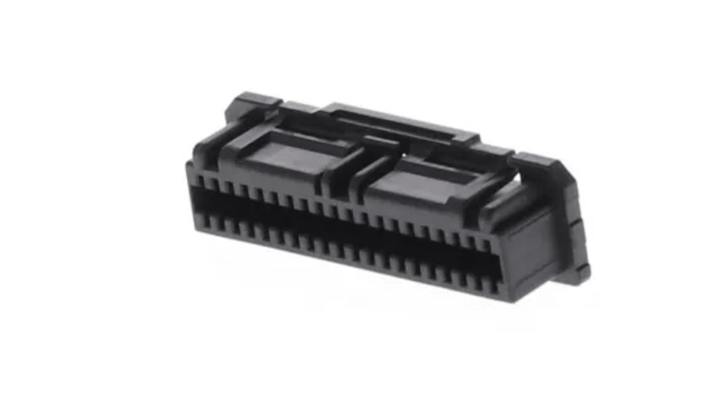 Conector macho para PCB Molex serie Micro-Lock PLUS de 40 vías, 2 filas, paso 1.25mm, para crimpar