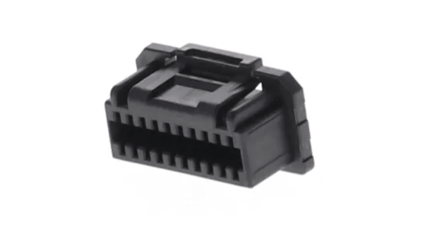 Conector macho para PCB Molex serie Micro-Lock PLUS de 20 vías, 2 filas, paso 1.25mm, para crimpar