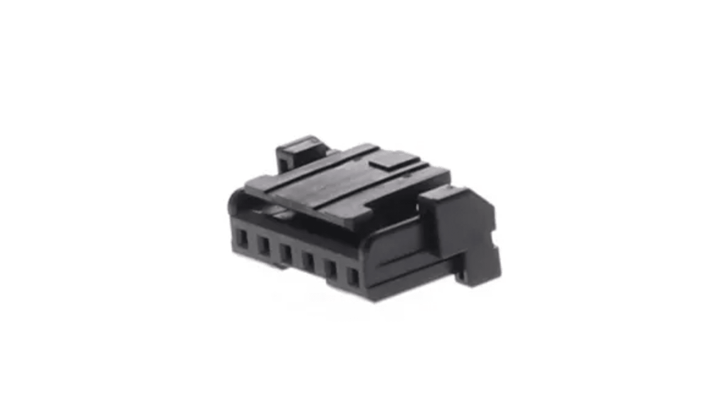 Corpo connettore Molex Femmina, 6 vie, 1 fila, passo 2mm