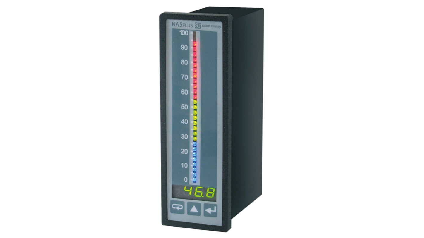 Sifam Tinsley NA5 LED Digital Panel Multi-Function Meter, 137.5mm x 44mm