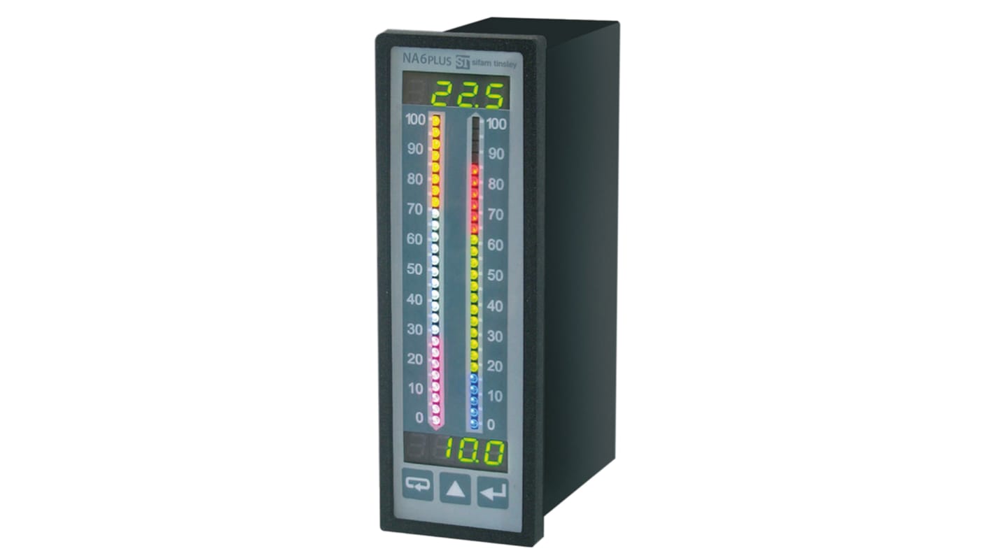 Sifam Tinsley NA6 LED Digital Panel Multi-Function Meter, 137.5mm x 44mm