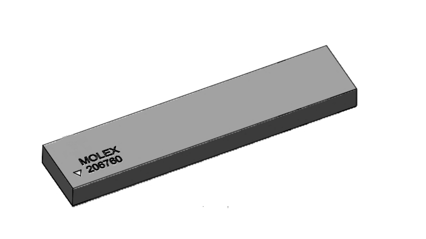 Anténa SMT 206760-0001 1.3dBi Molex 2G (GSM/GPRS), 3G (UTMS), 4G (LTE)