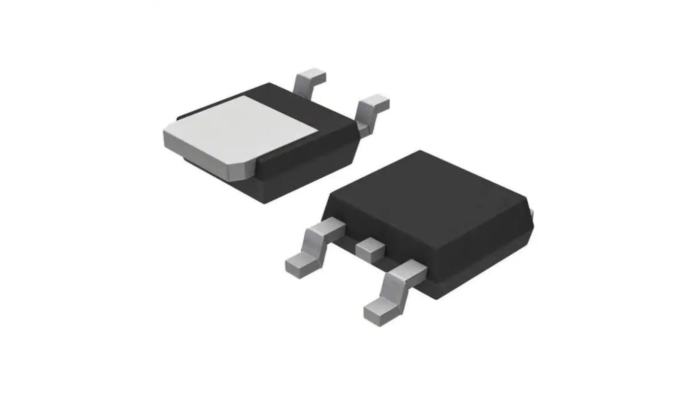 Transistor numérique, PNP Simple, -80 V, DPAK (TO-252), 2 + Tab broches