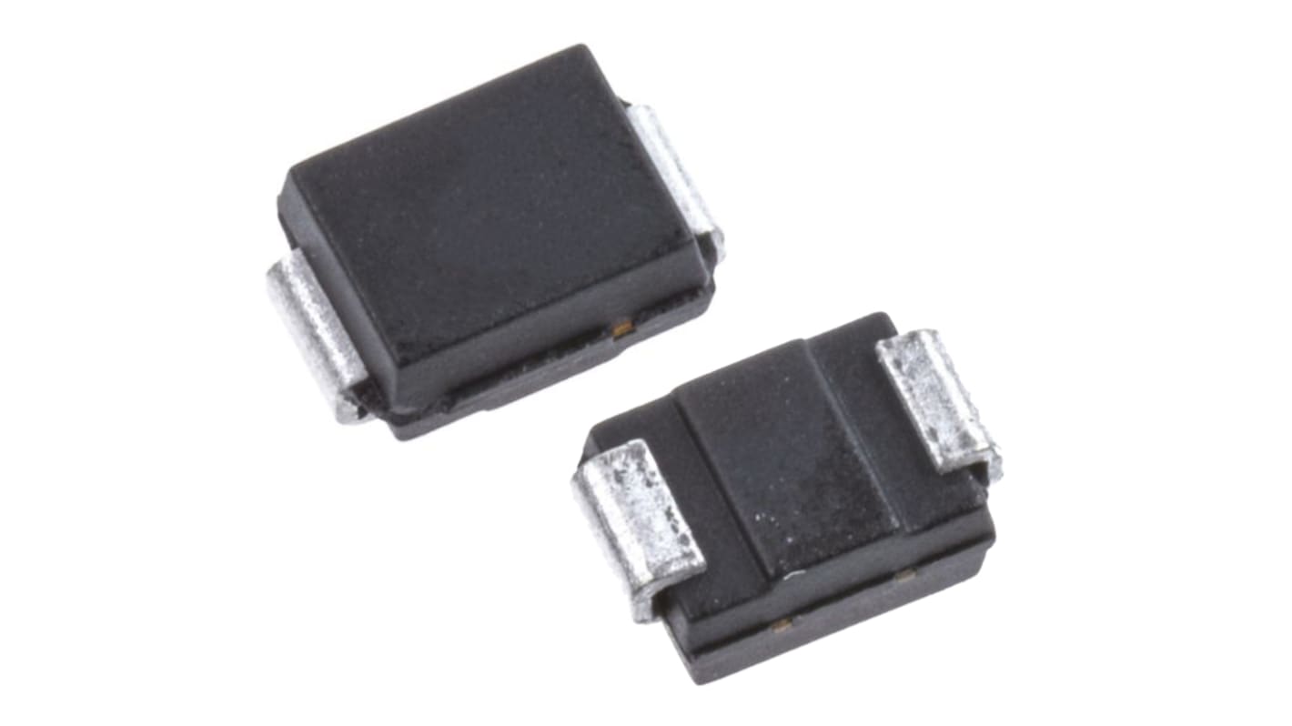 onsemi Zenerdiode Einfach 1 Element/Chip SMD 62V / 3 W max, Fall 403A 2-Pin