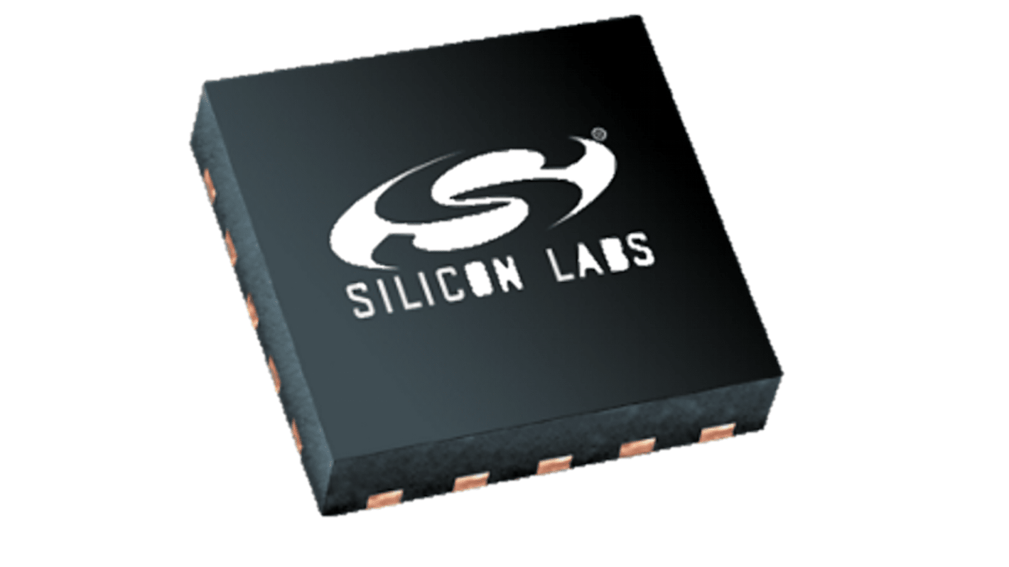 Silicon Labs USB-vezérlő CP2102N-A02-GQFN20, 12Mbps, USB 2,0, 3–3,6 V, 20-tüskés, QFN