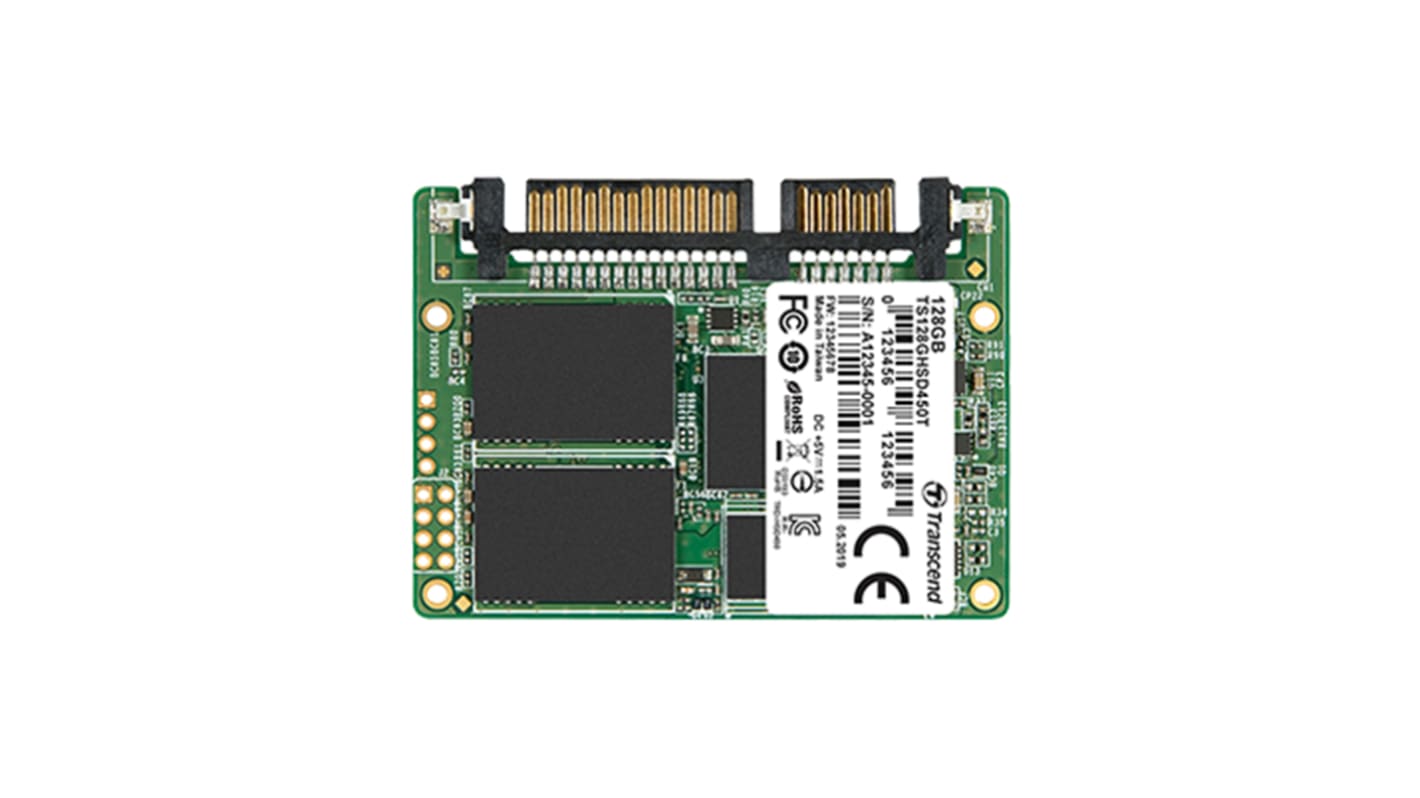 Dysk SSD HSD450T, 64 GB, SATA III, wewnętrzny Tak, Transcend TLC 0 → +70°C