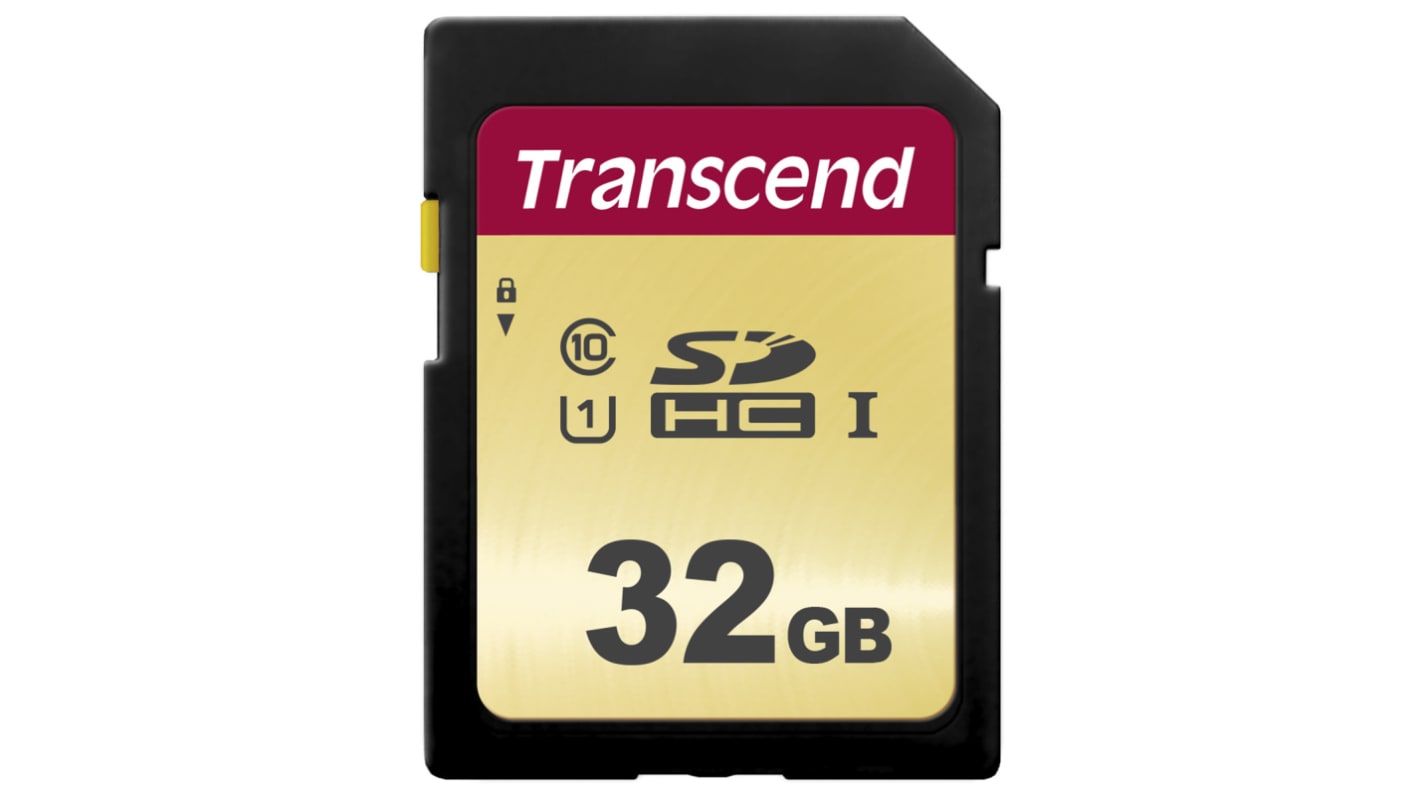 Transcend SDカードSDHC,容量：32 GB MLCTS32GSDC500S