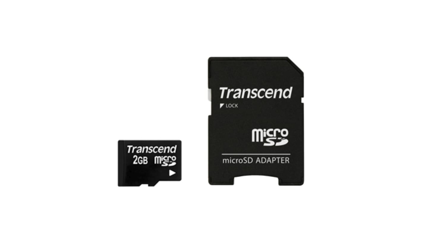 Transcend Micro SD-kártya Nem MicroSD 2 GB MLC -25 → +85°C