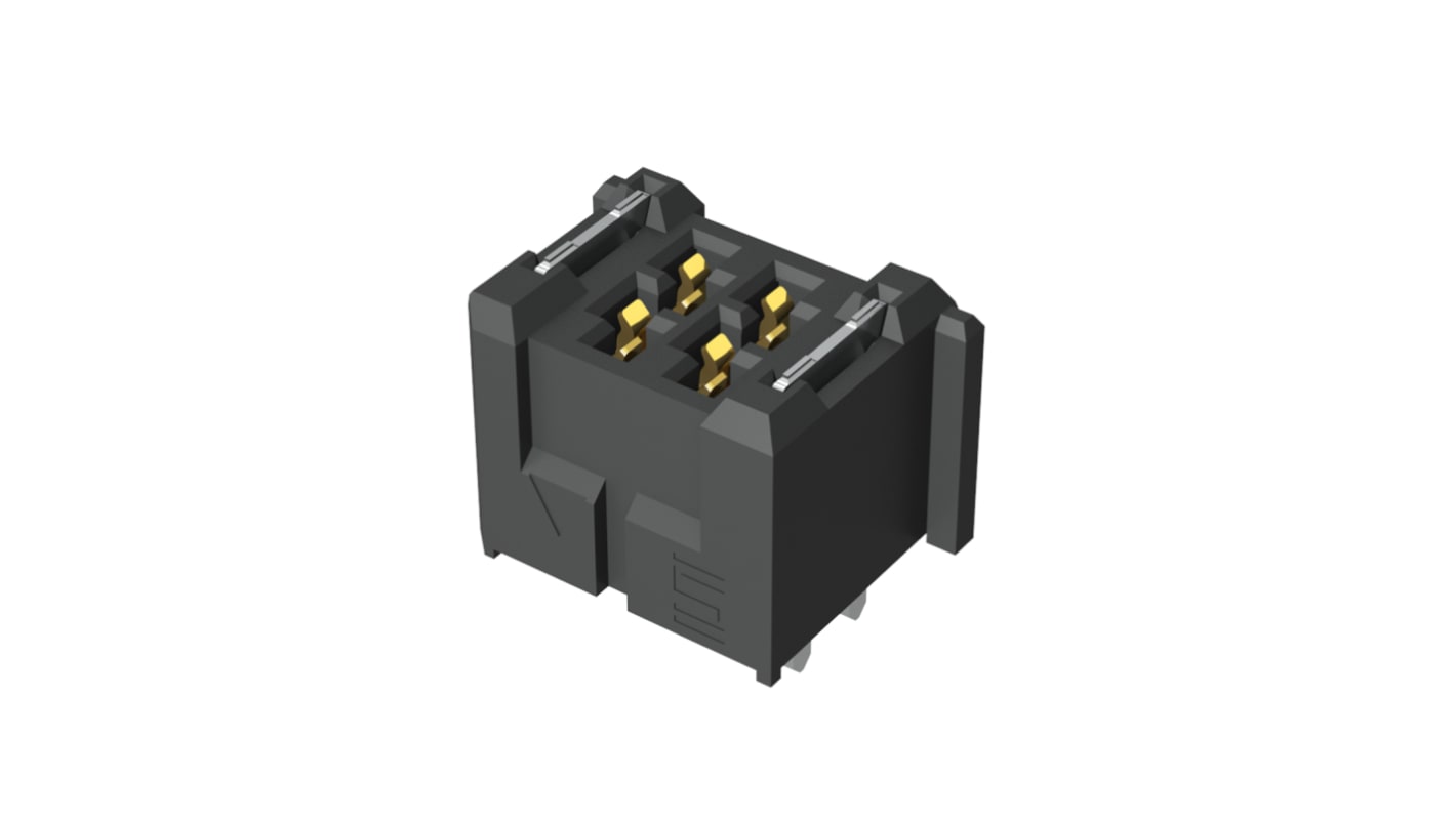 Samtec UMPS Series Straight Through Hole PCB Header, 2 Contact(s), 2.0mm Pitch, 1 Row(s), Shrouded