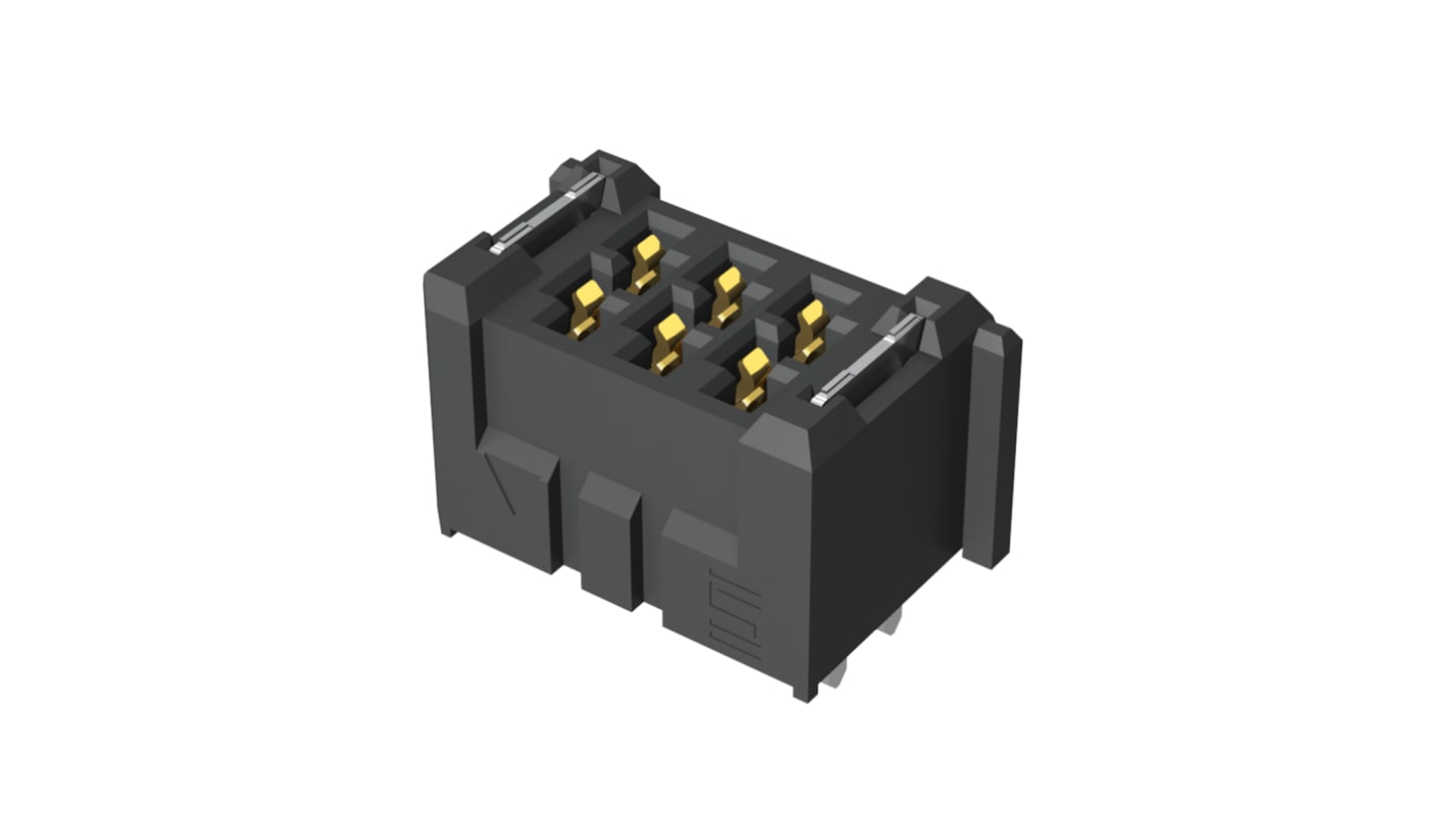 Samtec UMPS Series Straight Through Hole PCB Header, 3 Contact(s), 2.0mm Pitch, 1 Row(s), Shrouded