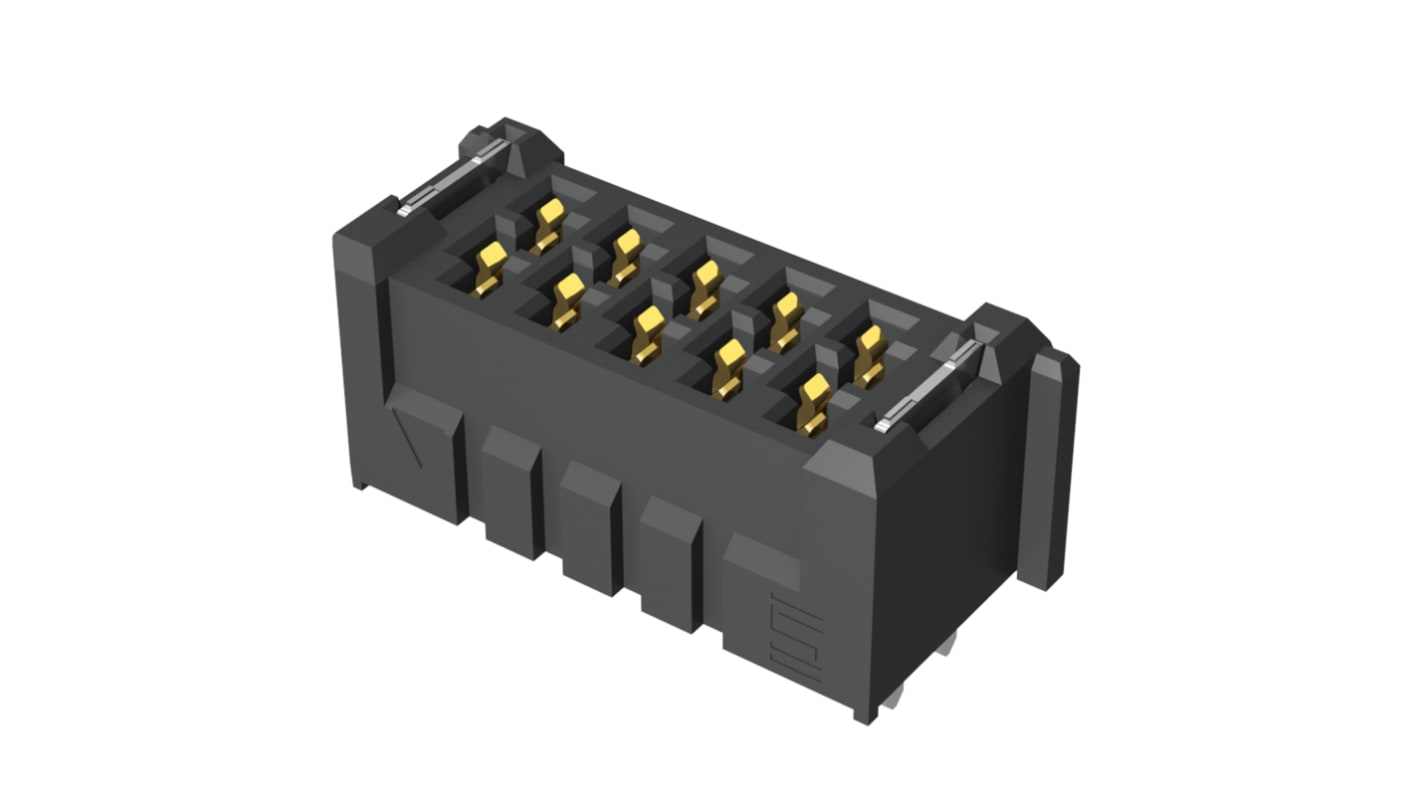 Samtec UMPS Series Straight Through Hole PCB Header, 5 Contact(s), 2.0mm Pitch, 1 Row(s), Shrouded