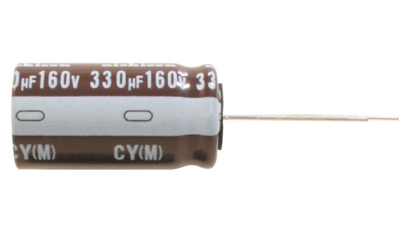 Nichicon CY, THT Aluminium-Elektrolyt Kondensator 47μF ±20% / 400V dc, Ø 16mm x 20mm, bis 105°C