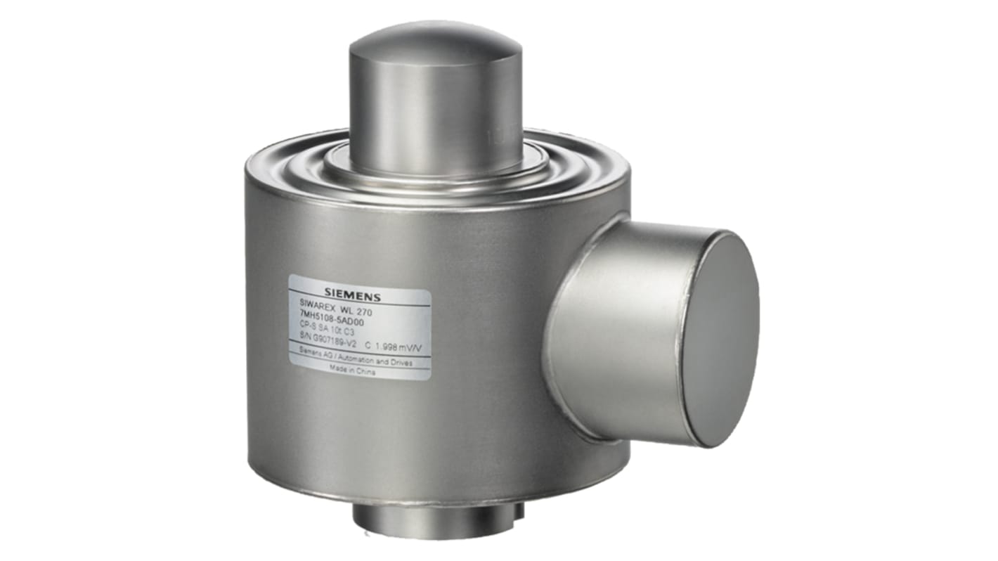 Siemens SIWAREX WL Series Load Cell, 10 t Range, Compression Measure