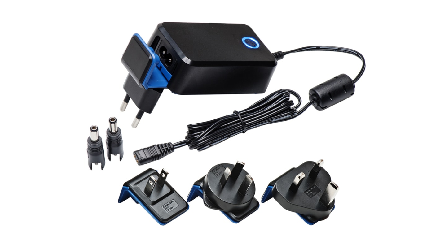 Mascot 16W Plug-In AC/DC Adapter 15V dc Output, 1.06A Output