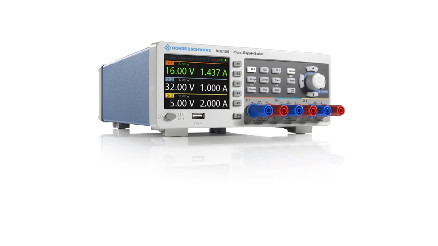 Rohde & Schwarz 3-Kanal Digital  Labornetzgerät 100W, 0 → 32V / 3A, DKD/DAkkS-kalibriert