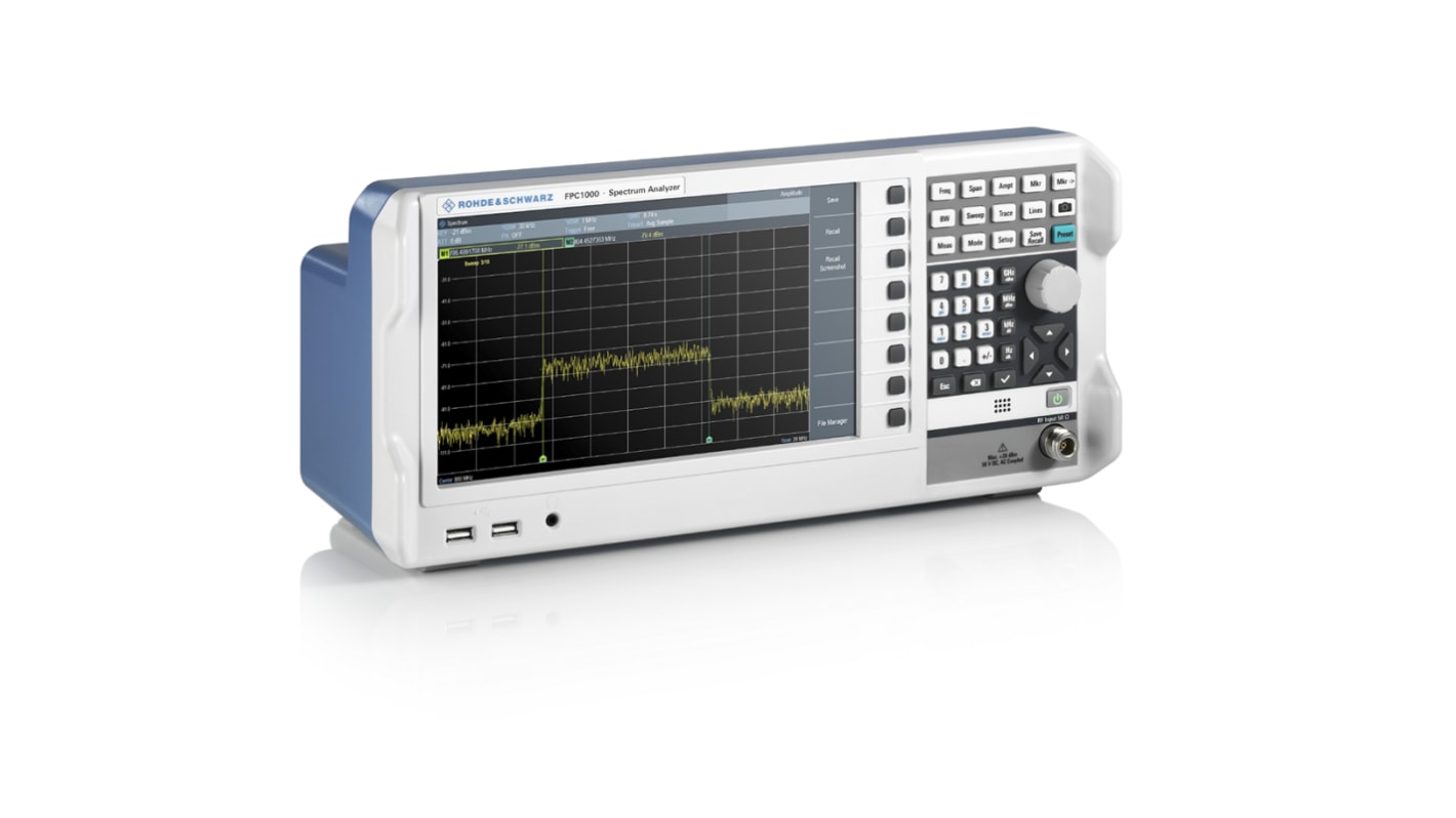Rohde & Schwarz R&SFPC Tischausführung Spektrumanalysator, 5 kHz → 3 GHz, 5 kHz / 3GHz, ISO-kalibriert