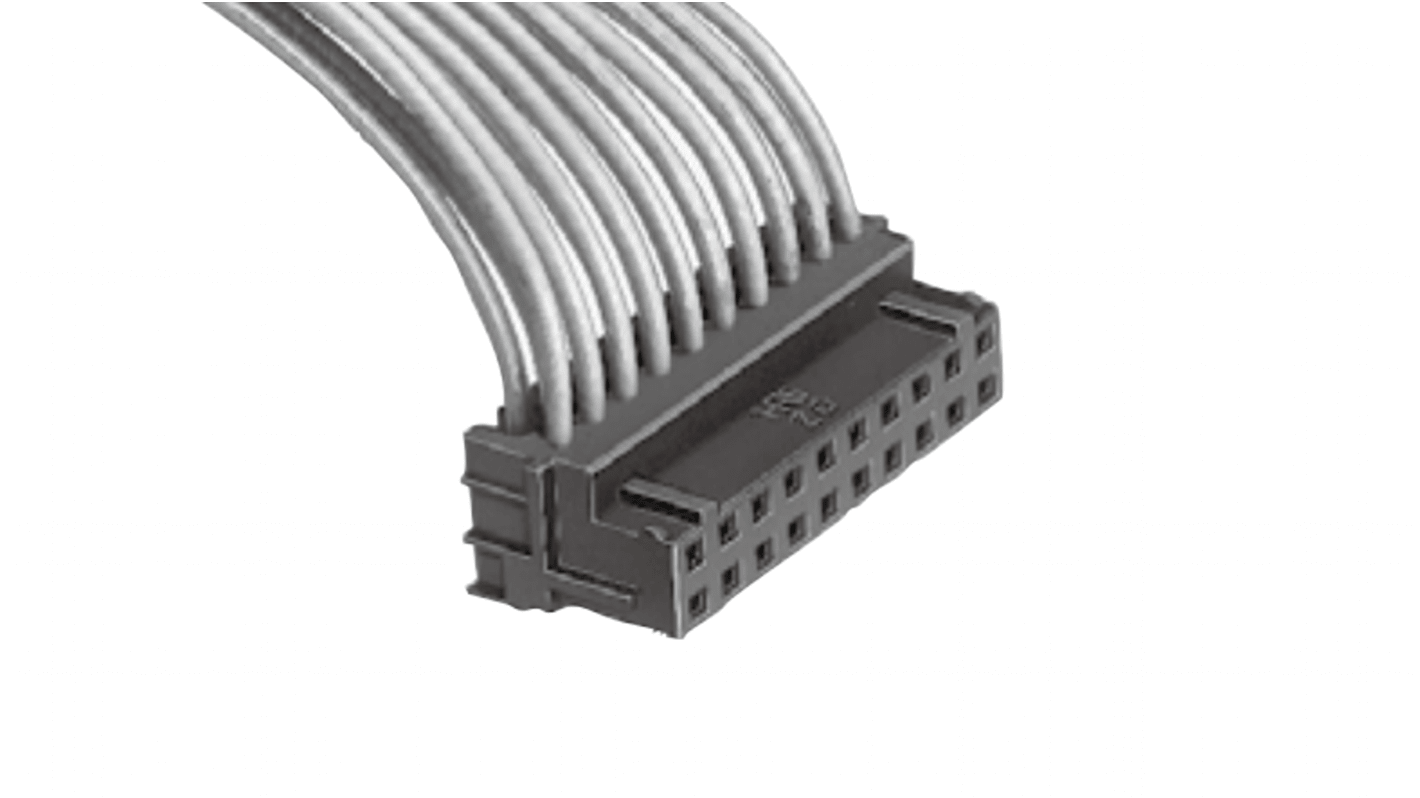 Hirose, DF11 Female Connector Housing, 2mm Pitch, 14 Way, 2 Row