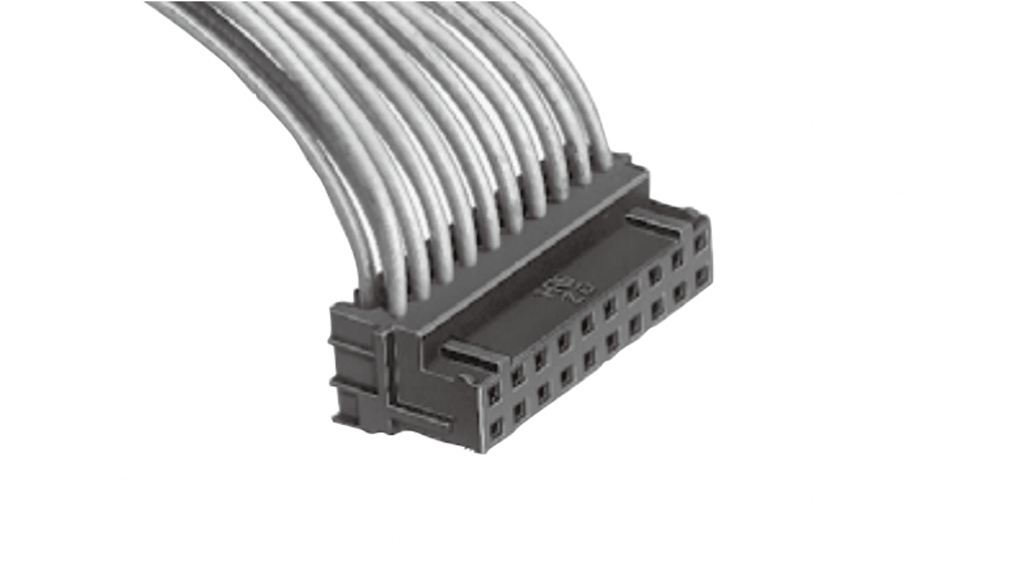 Hirose, DF11 Female Connector Housing, 2mm Pitch, 18 Way, 2 Row