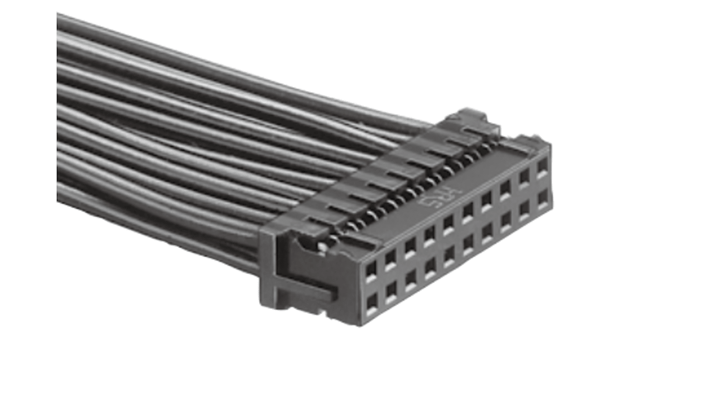 Hirose DF11 Steckverbindergehäuse Buchse 2mm, 4-polig / 2-reihig, Kabelmontage für Steckverbinder, Serie DF11