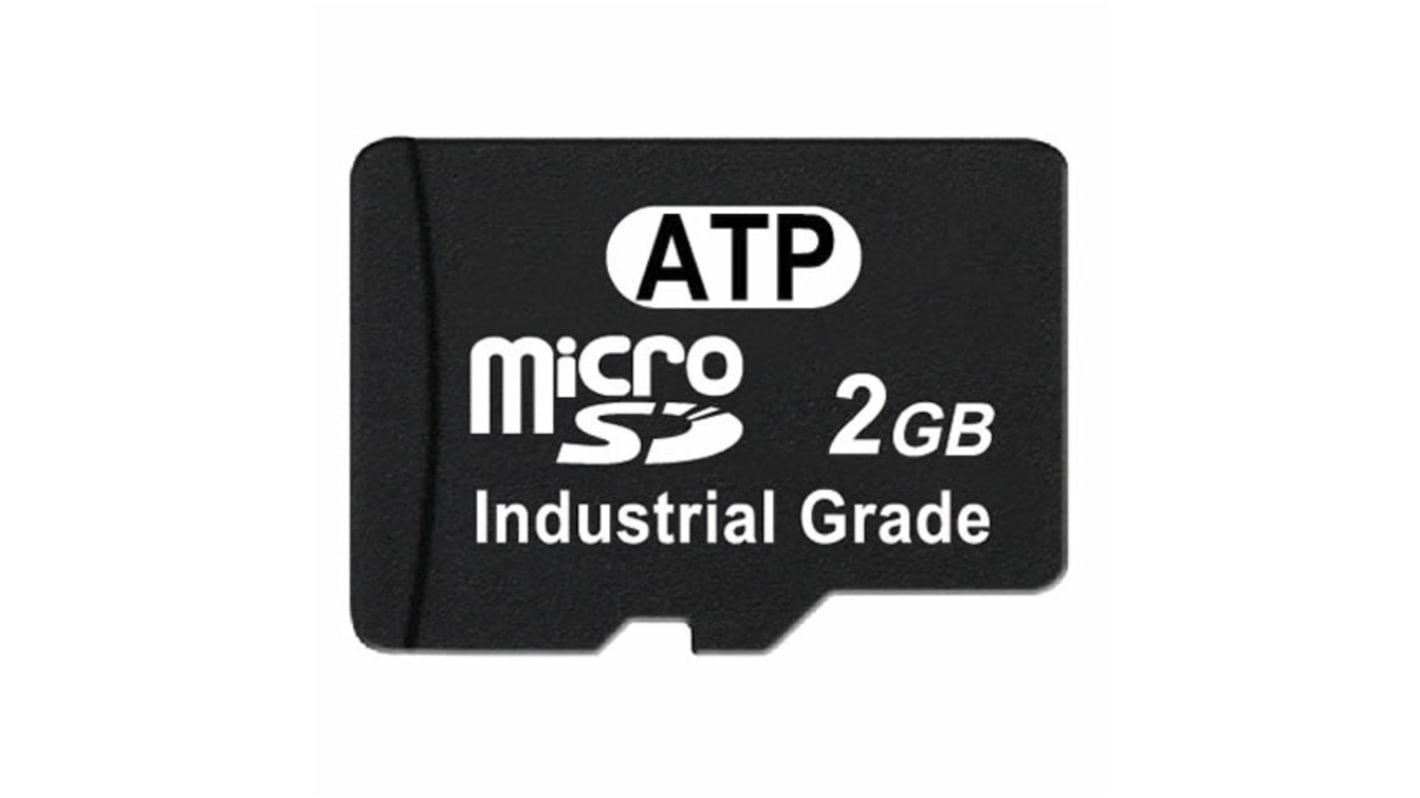 AF2GUDIZAFXM ATP 2 GB Industrial MicroSD Micro SD Card, Class 10, UHS1 U1 RS