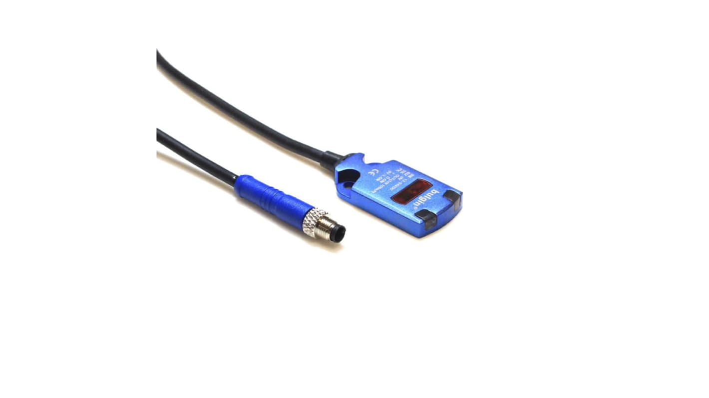 Fotocélula Bulgin, Sistema Difuso, alcance 2 mm → 30 mm, salida PNP, Conector M5, IP67