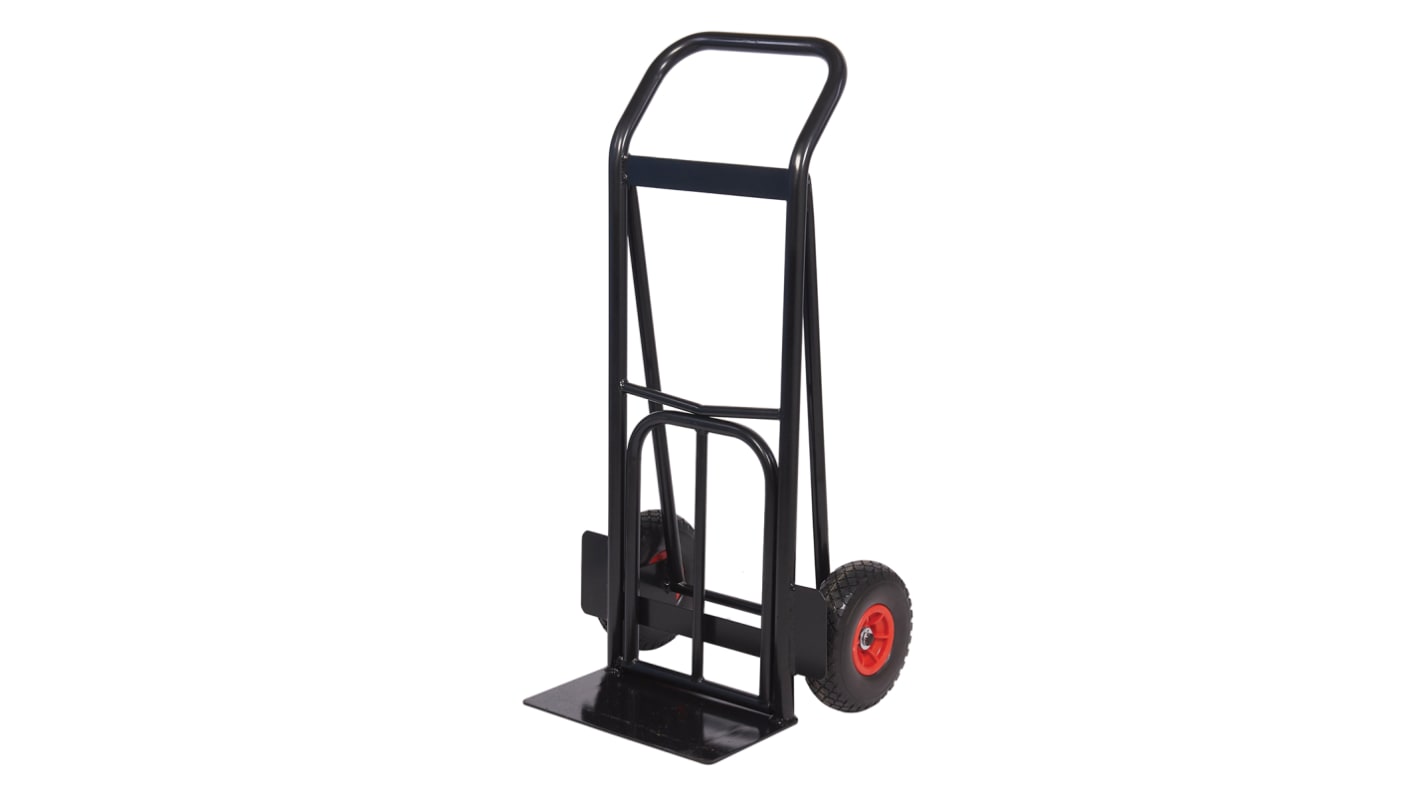 RS PRO Sackkarre, max. 250kg, Rad ø 250mm, Raue Einsätze H.: 1100mm