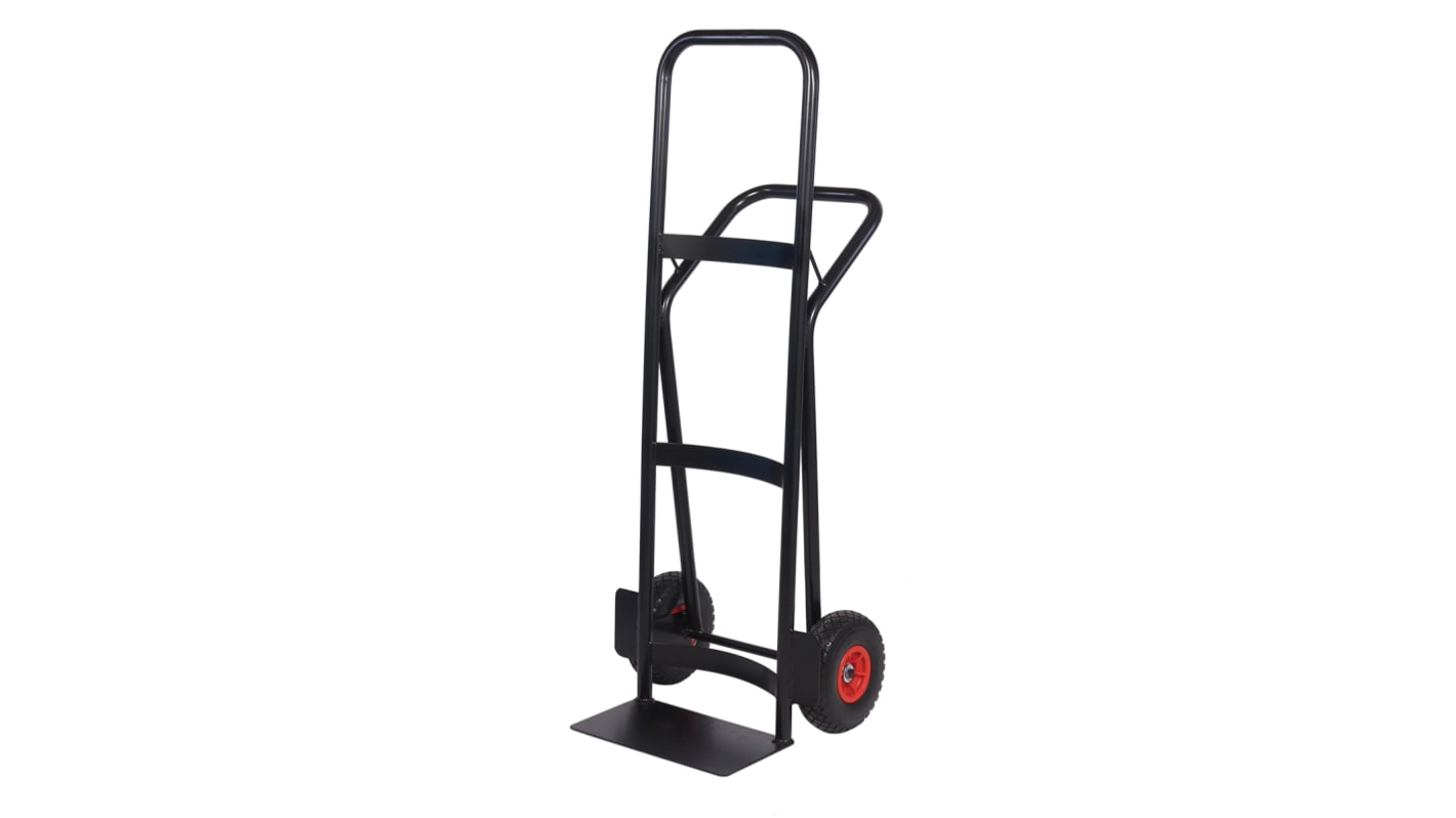 RS PRO Sackkarre, max. 290kg, Rad ø 250mm, Raue Einsätze H.: 1410mm