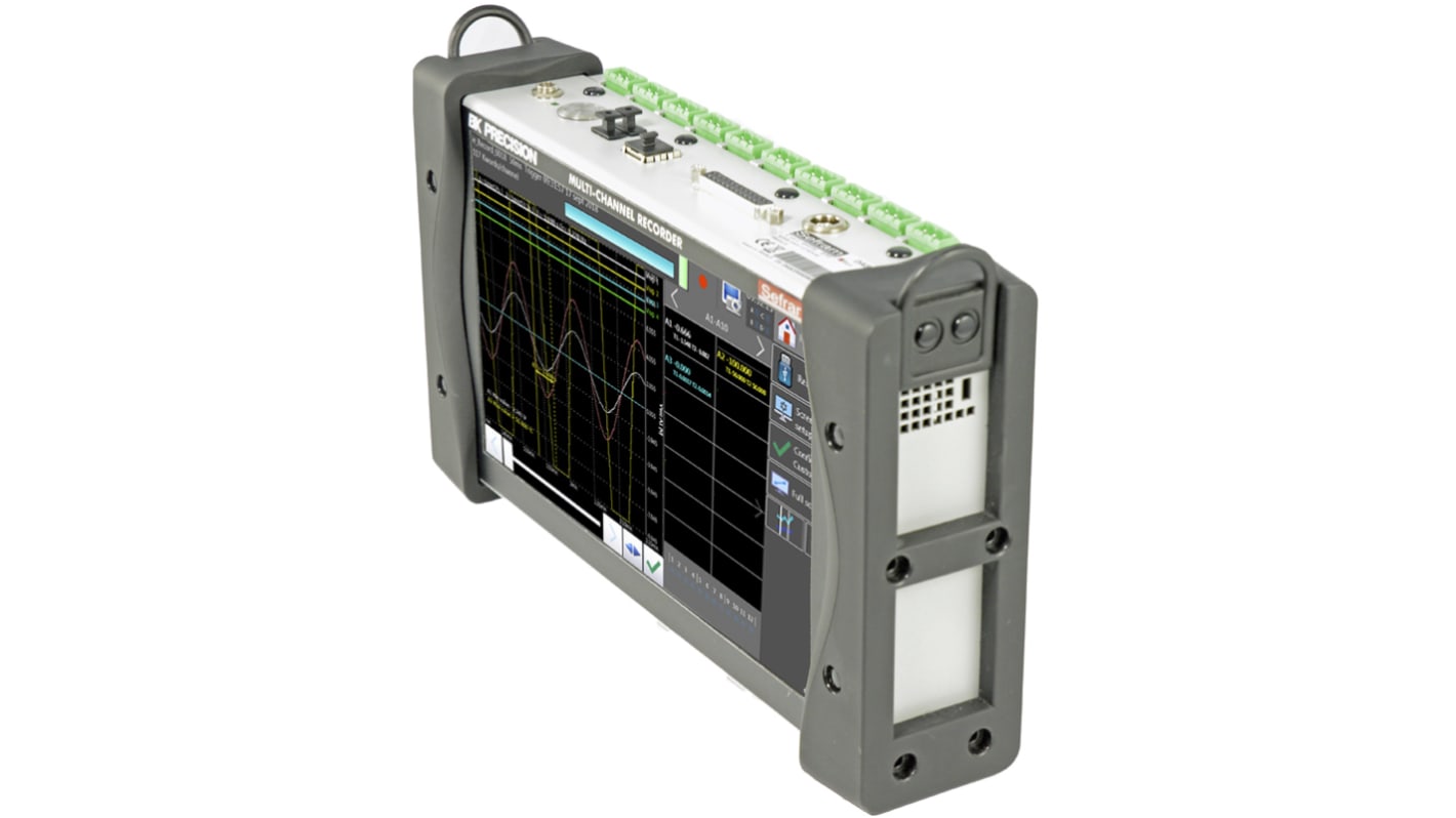 Registrador de datos Sefram DAS220BAT, para Resistencia, Temperatura, Tensión, con alarma, display LCD, interfaz