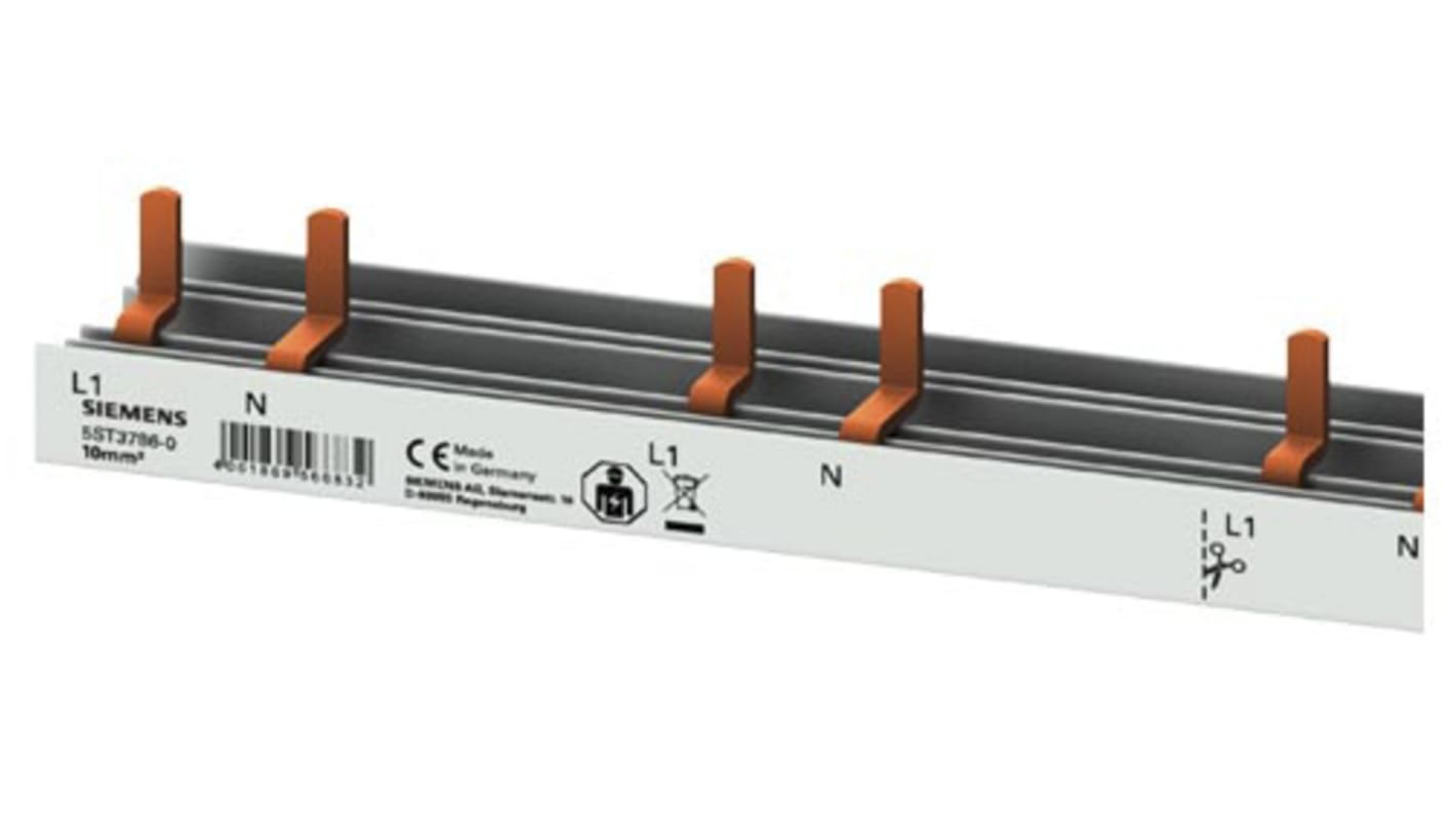 Siemens SENTRON 1 Phase Busbar, 230V, 18mm Pitch