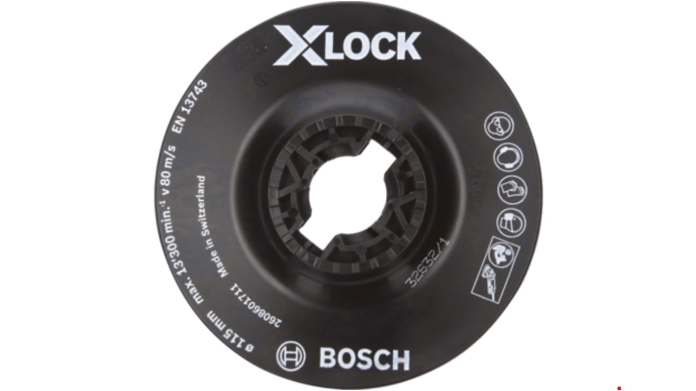 Plaque de soutien Disque en fibre Bosch X-Lock, Dia.115mm