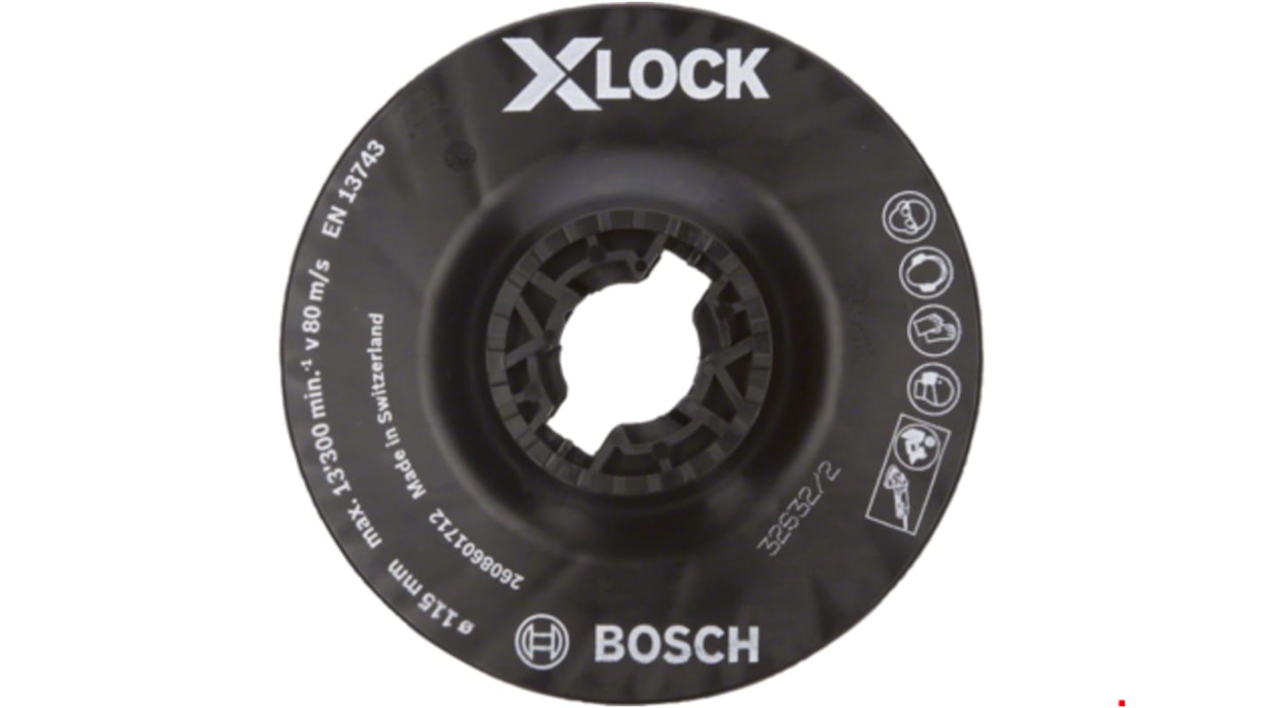 Plato de soporte Bosch 2608601712, para discos de 115mm