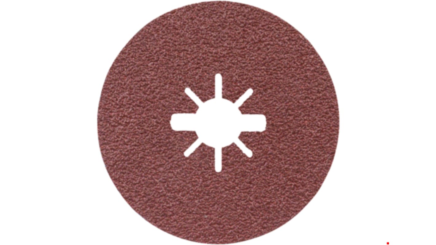 Bosch X-Lock Aluminium Oxide Sanding Disc, 115mm, P36 Grit, R444, 50 in pack