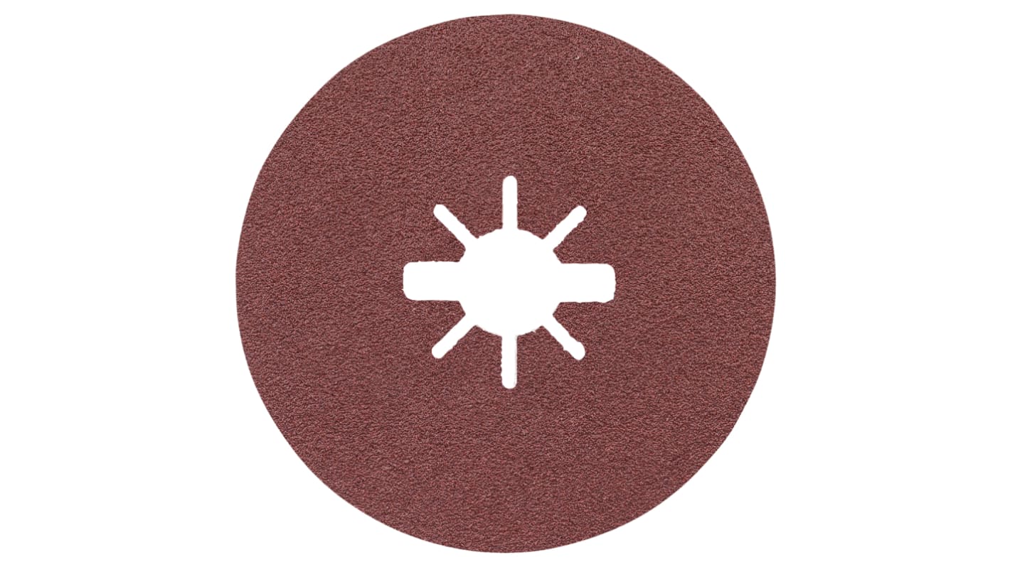 Bosch X-Lock Aluminium Oxide Sanding Disc, 125mm, P80 Grit, R444, 50 in pack