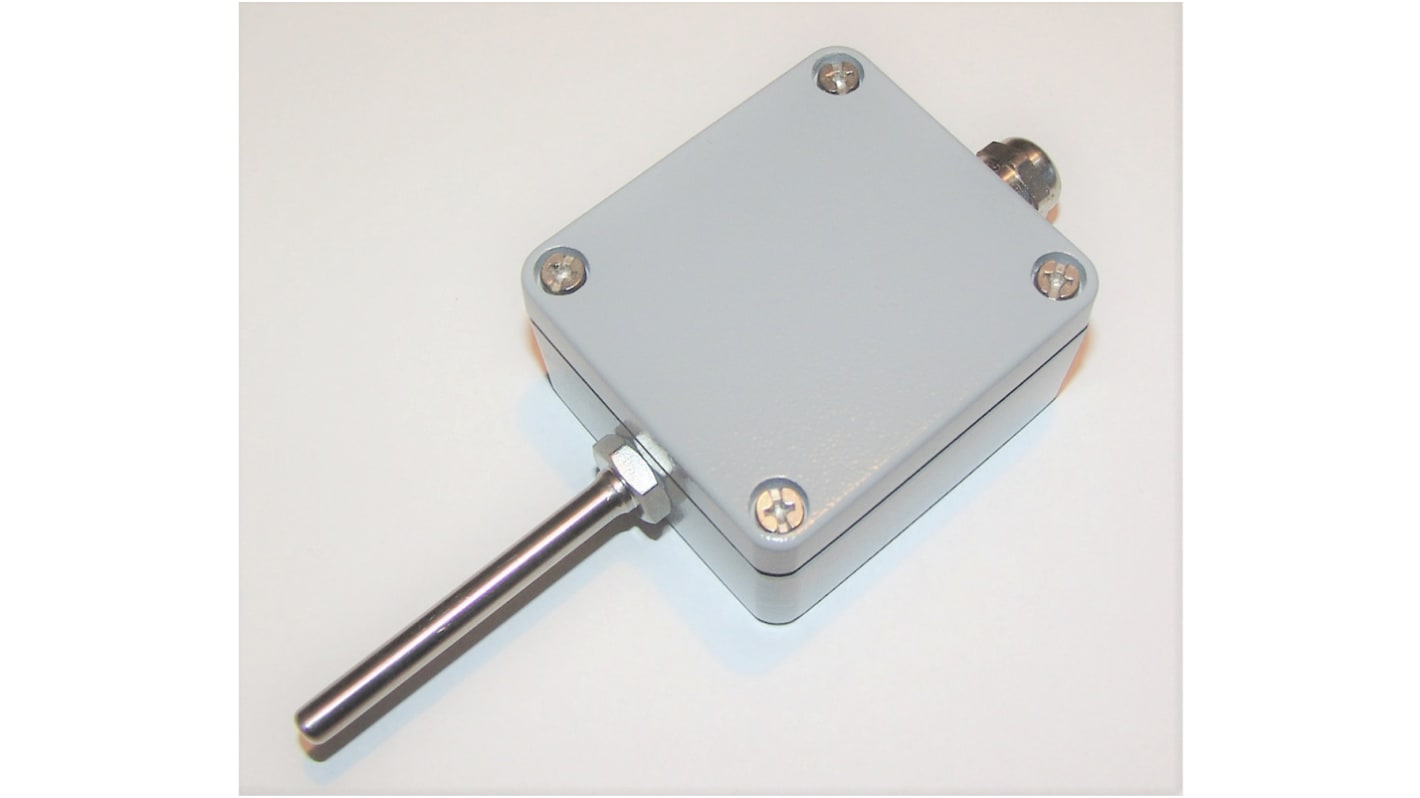 Electrotherm PT100 RTD Sensor, 6mm Dia, 80mm Long, 2 Wire, Wall, F0.3 +120°C Max