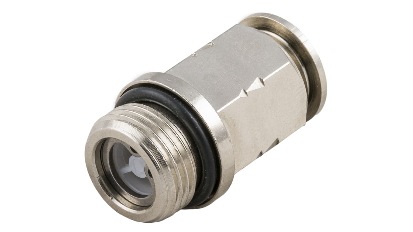 RS PRO 57065 Non Return Valve, Push In 4mm Tube Inlet, 2 to 8bar