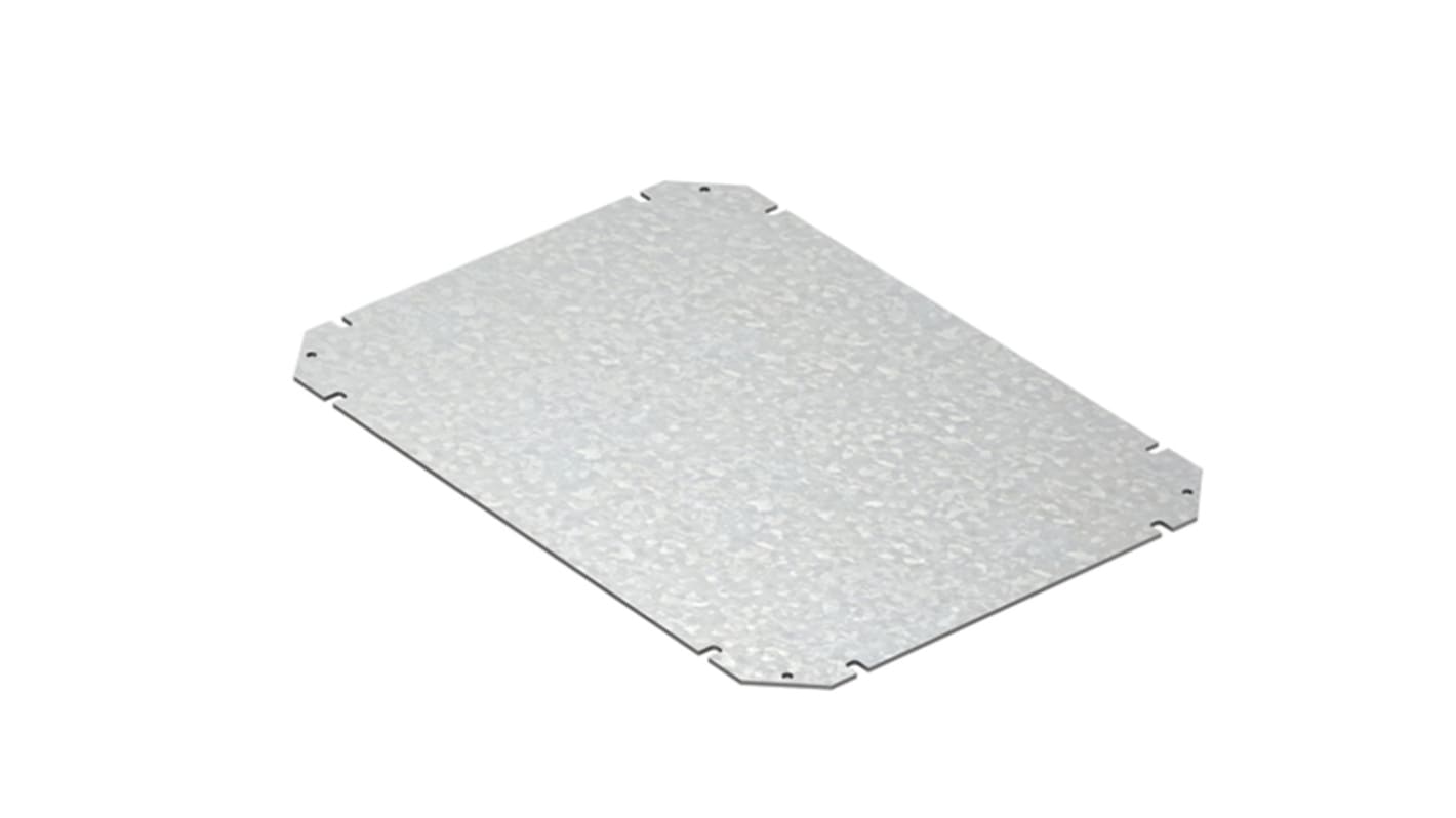 Spelsberg Steel Mounting Plate, 2mm H, 250mm W, 350mm L for Use with GEOS-L 3030-18/-22 Empty Enclosure