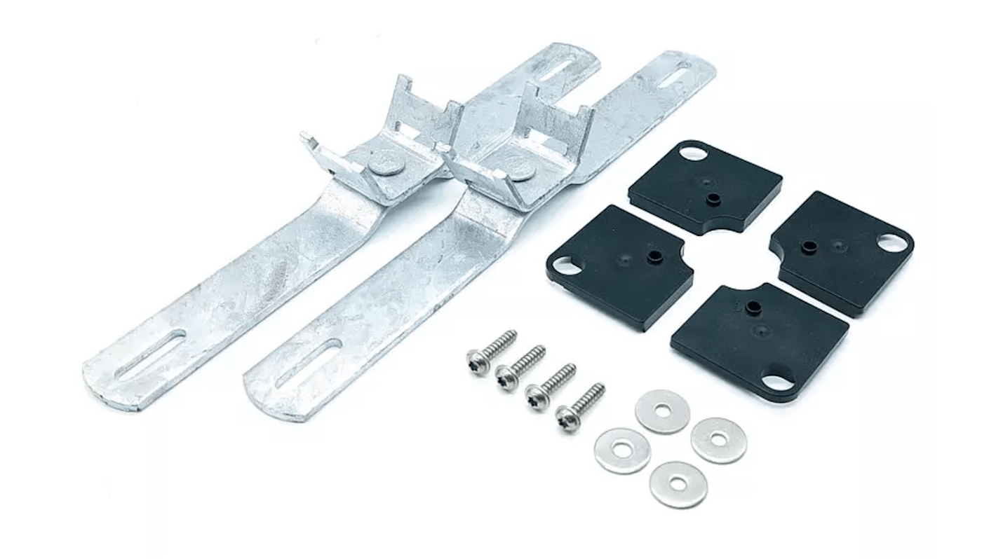 Kits de sujeción Spelsberg de Acero galvanizado, 386 x 35 x 40mm, para usar con Carcasa