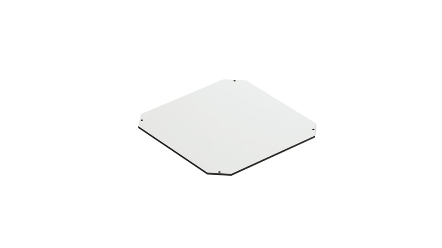 Spelsberg Mounting Plate, 4mm H, 276mm W, 276mm L for Use with Empty Housing, Installing Command and Message Devices