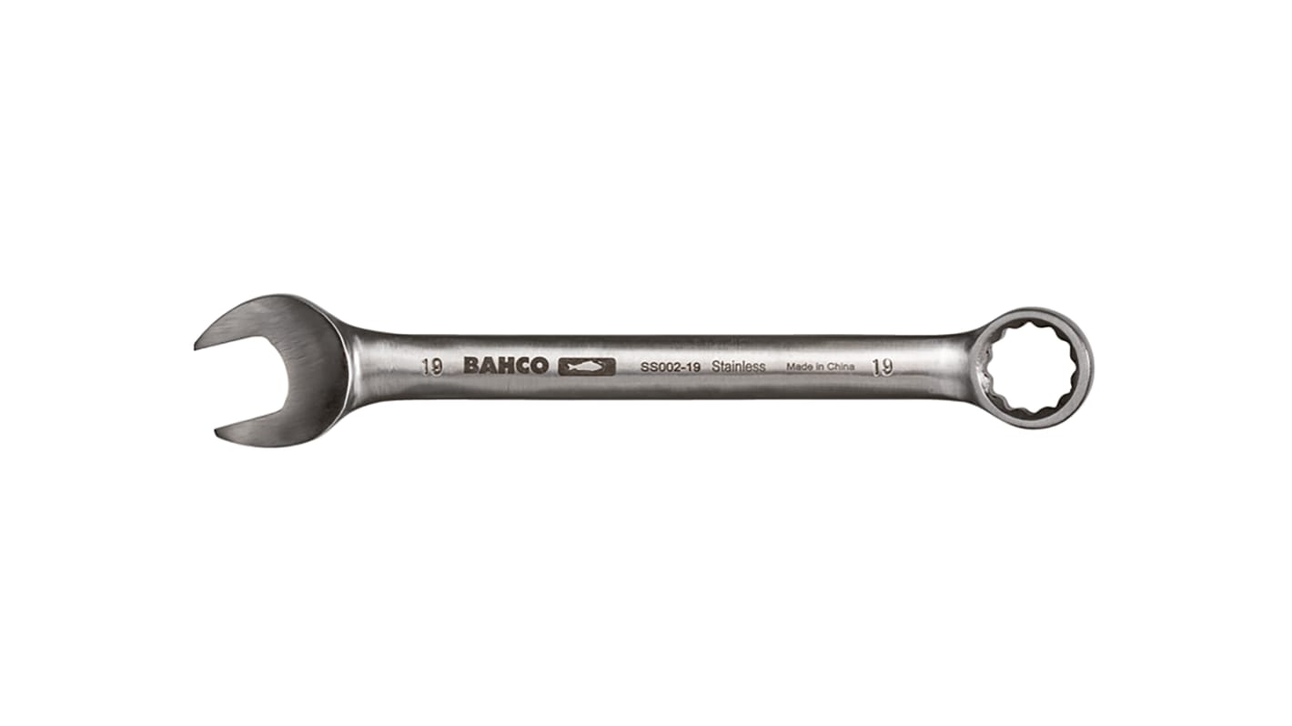 Bahco Combination Spanner, 6mm, Metric, Double Ended, 105 mm Overall