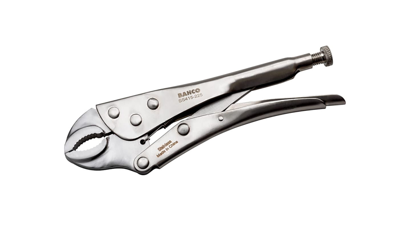 Bahco Locking Pliers, 225 mm Overall