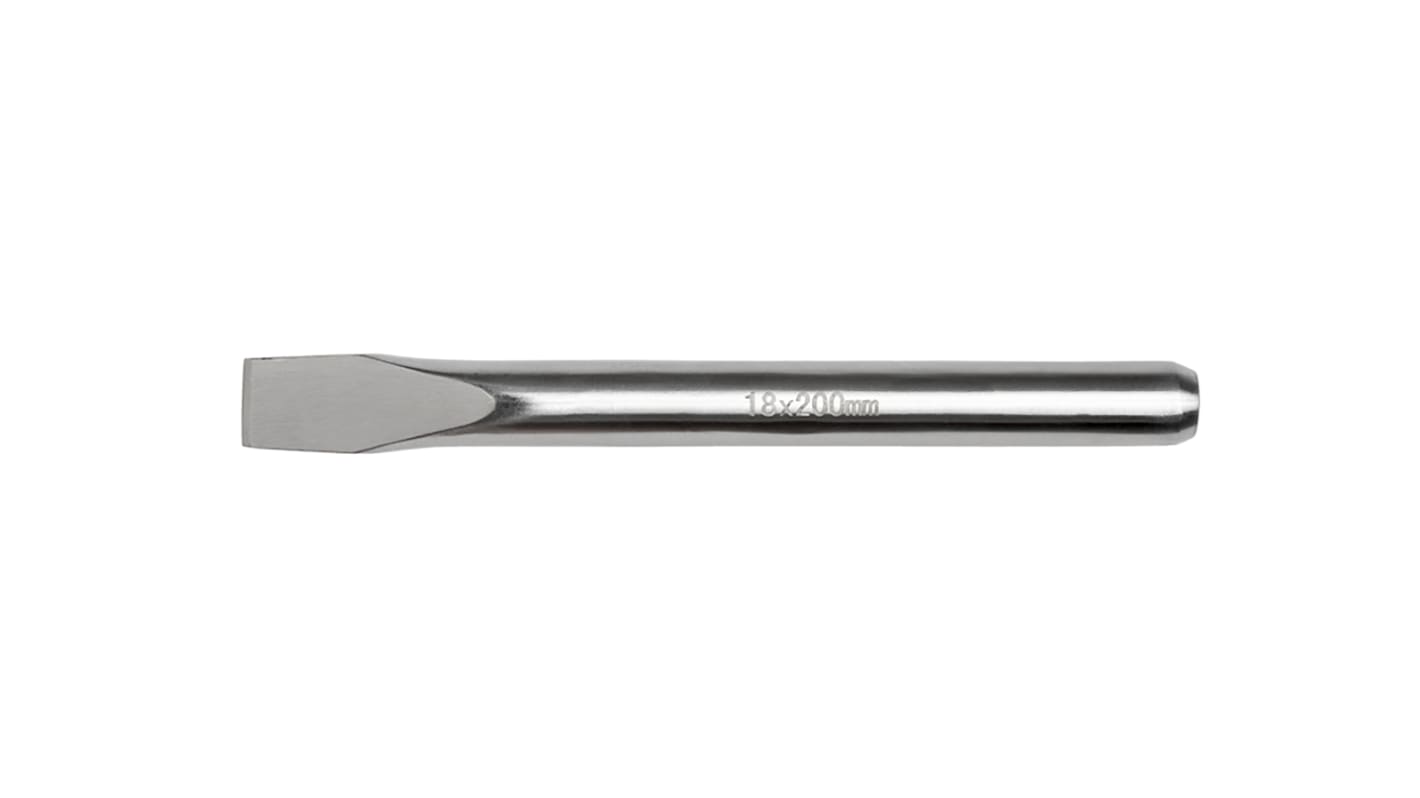 Bahco Stainless Steel Flat Chisel, 160mm Length, 16.0 mm Blade Width