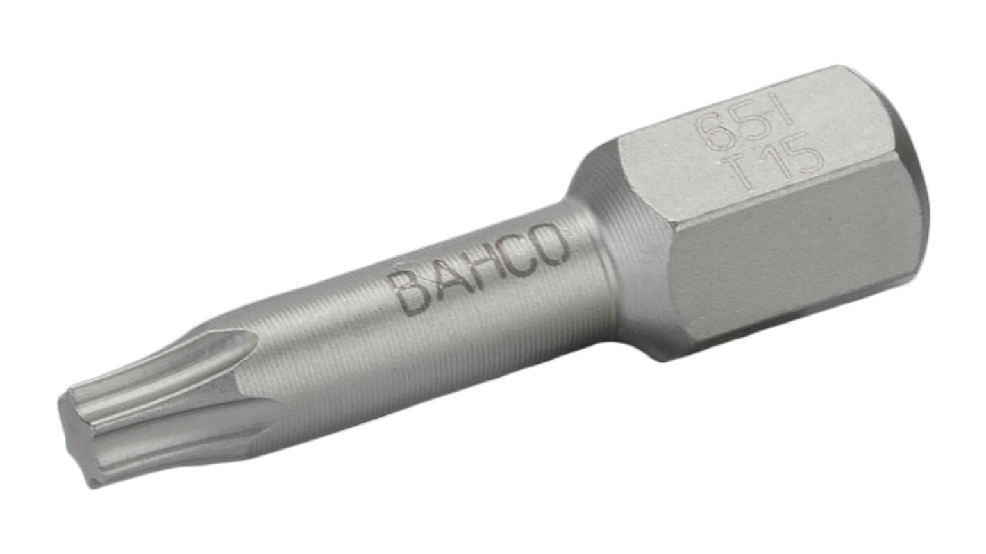 Bahco TORX® Schraubendreher-Bitsatz Edelstahl T20, T20, Länge 25 mm, 5-teilig