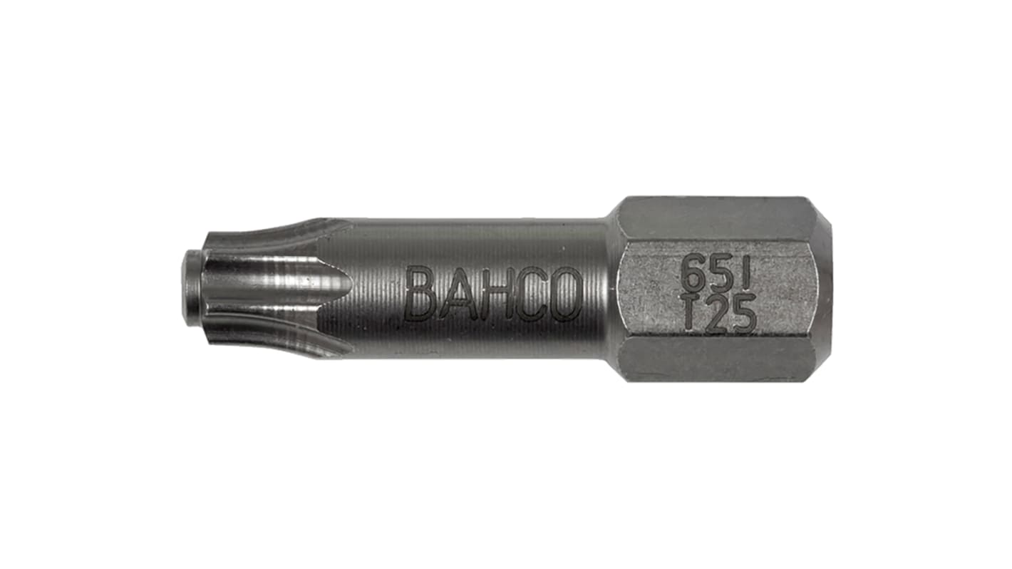 Bahco TORX® Schraubendreher-Bitsatz Edelstahl T25, T25, Länge 25 mm, 5-teilig