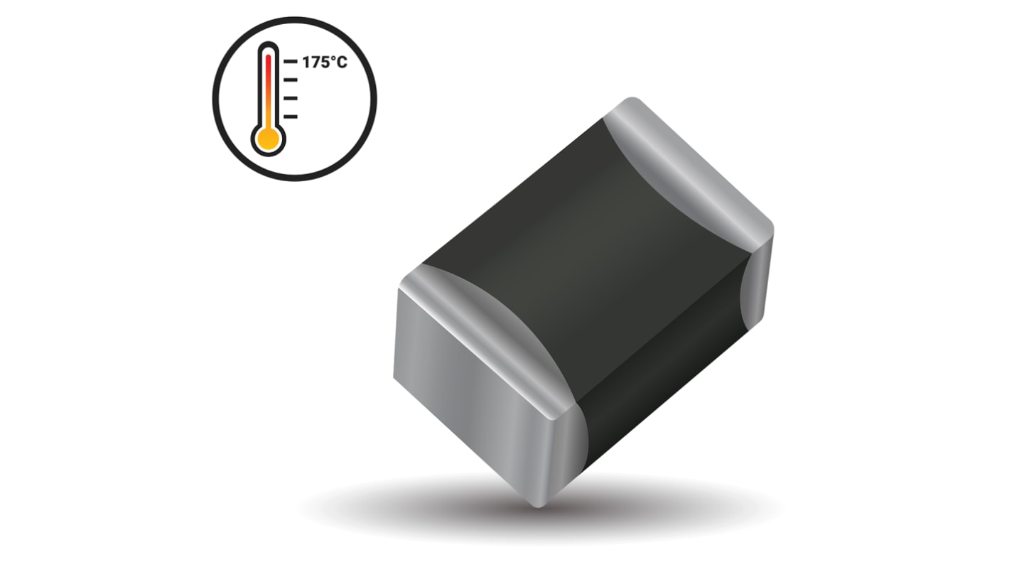 KYOCERA AVX VT Varistor, 450pF, 13 V ac, 18 V dc, 13V, 0.3J, Metall, 120A max., 0805 (2012M) Gehäuse, 2.01 x 1.25 x