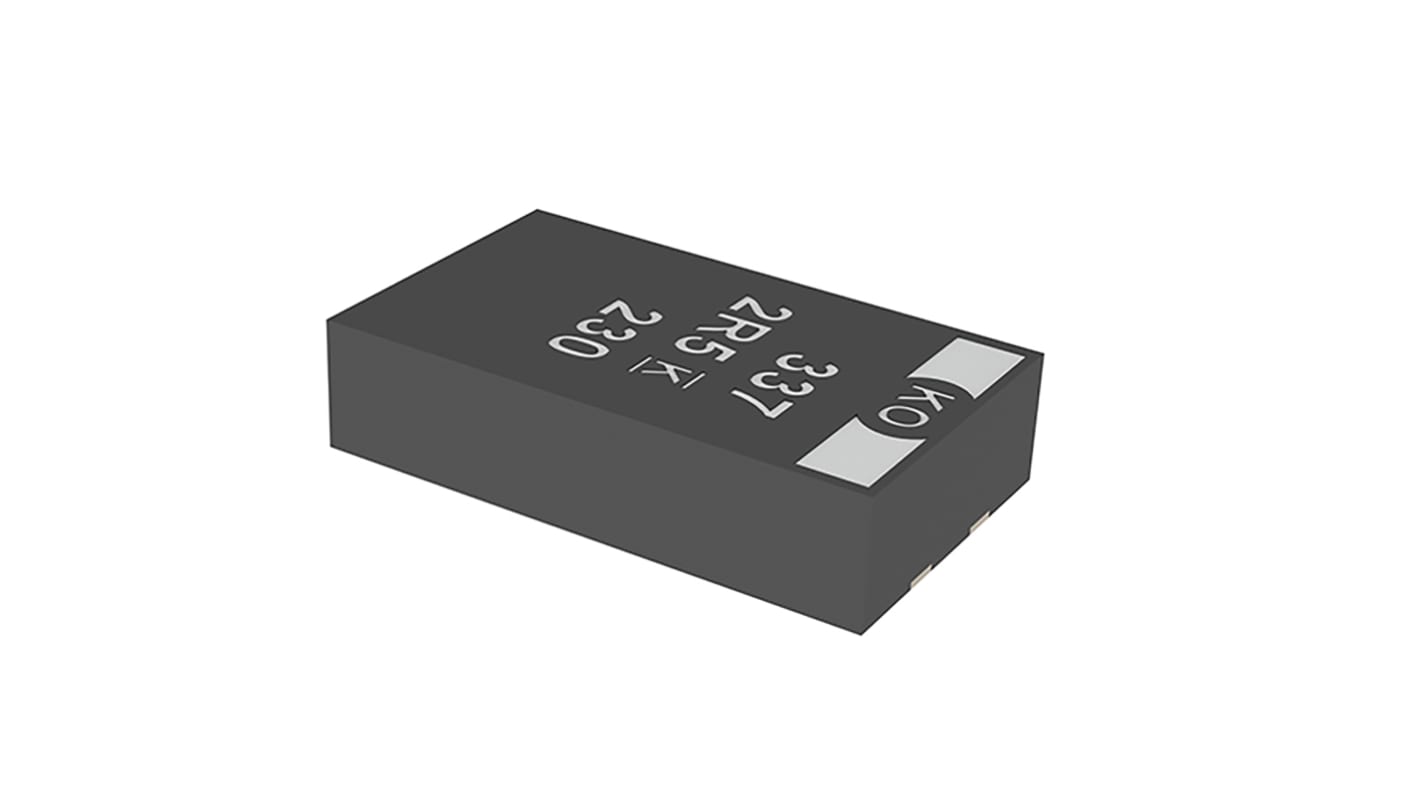 KEMET 220μF Surface Mount Polymer Capacitor, 4V dc